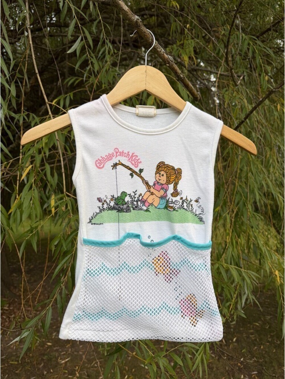 Vintage 1984 Cabbage Patch Kids Youth Girls Size 8 Tank Top